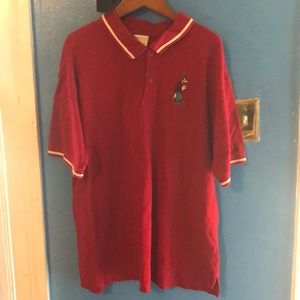 Red Goofy polo Shirt